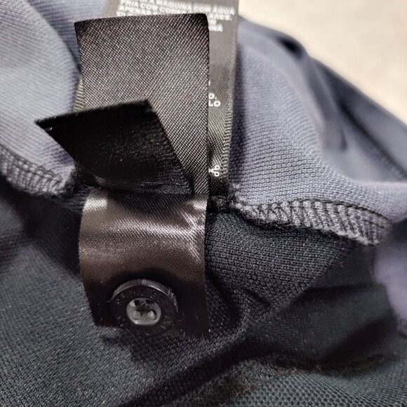 Harley-Davidson Mens Polo Shirt Black & Gray With Yellow Graphics Size L - Picture 11 of 15